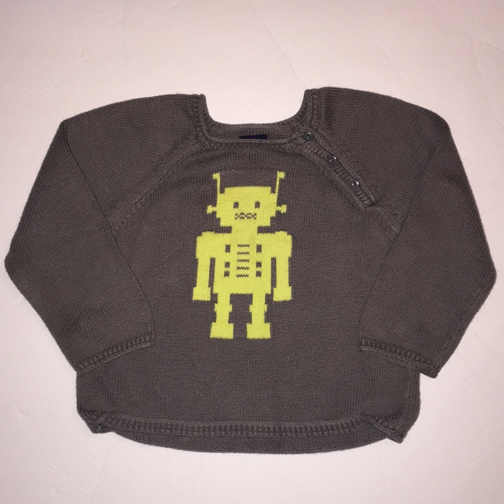 baby Gap Robot Sweater 18-24 mos